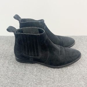 Jenni Kayne Chelsea Boots Black 37 7 Suede Ankle